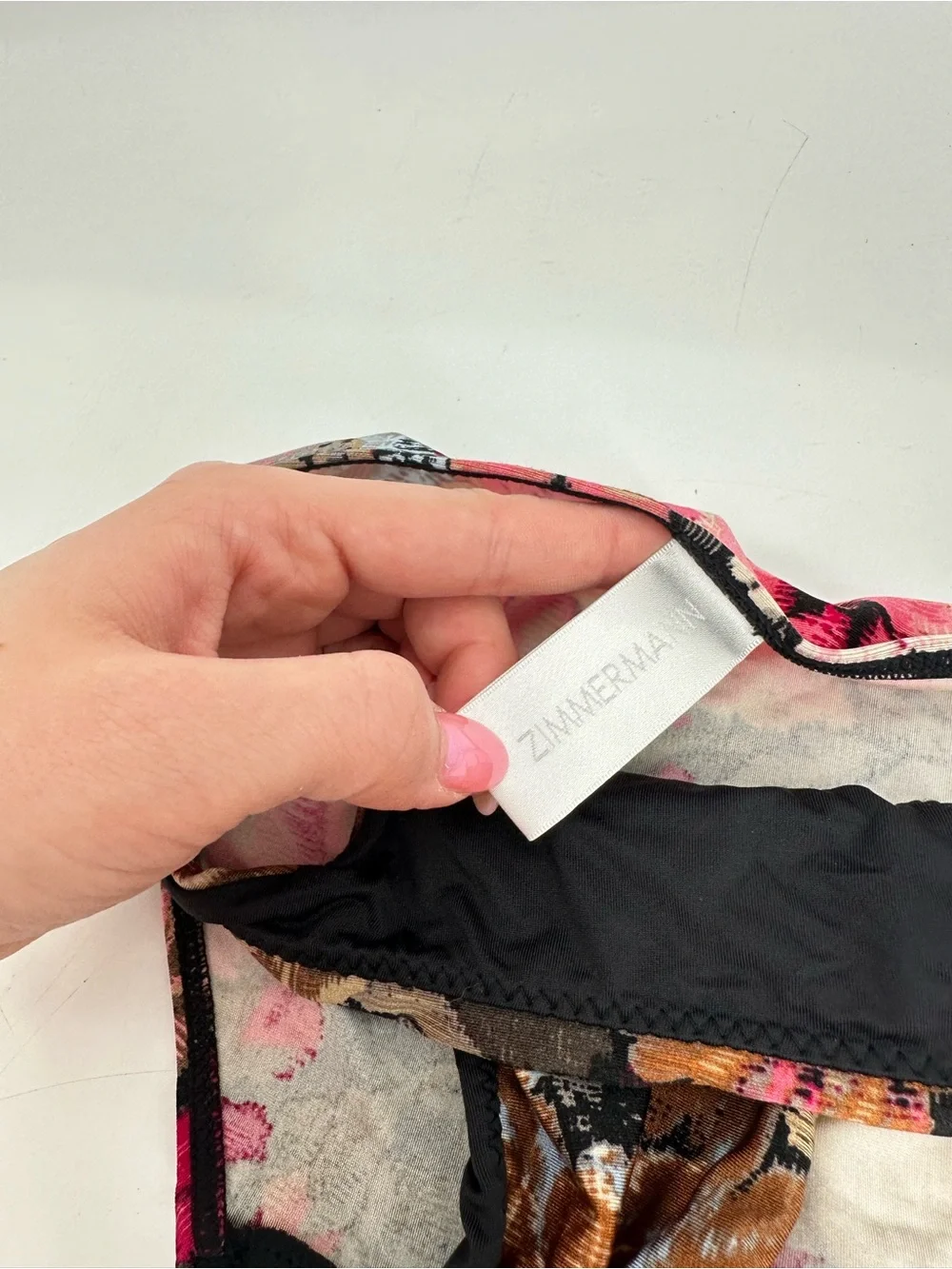 Zimmermann Floral Brazilian Bikini Bottoms Size 0 Multicolor Cheeky Swim